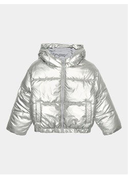United Colors Of Benetton Kurtka zimowa 22Z0CN02Q Srebrny Regular Fit ze sklepu MODIVO w kategorii Kurtki dziewczęce - zdjęcie 182713491