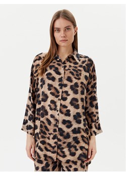 LOLA CASADEMUNT Koszula LS2515033 Brązowy Relaxed Fit ze sklepu MODIVO w kategorii Koszule damskie - zdjęcie 182713531