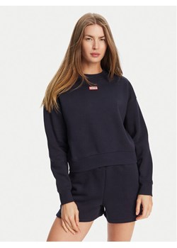 Hunter Bluza Tina HARW0042242 Granatowy Cropped Fit ze sklepu MODIVO w kategorii Bluzy damskie - zdjęcie 182713534
