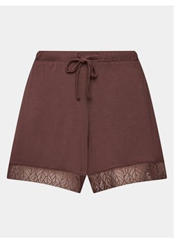 Femilet by Chantelle Szorty piżamowe Jazz FNA570 Brązowy Regular Fit ze sklepu MODIVO w kategorii Piżamy damskie - zdjęcie 182713620