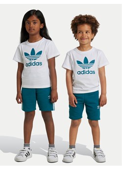 adidas Komplet t-shirt i spodenki adicolor JE1610 Turkusowy Regular Fit ze sklepu MODIVO w kategorii Komplety dziewczęce - zdjęcie 182713650
