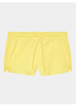 United Colors Of Benetton Szorty sportowe 3I1XG900N Żółty Regular Fit ze sklepu MODIVO w kategorii Spodenki dziewczęce - zdjęcie 182713670