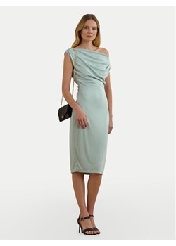 LAUREN RALPH LAUREN Sukienka koktajlowa 250964081001 Błękitny Slim Fit ze sklepu MODIVO w kategorii Sukienki - zdjęcie 182713722