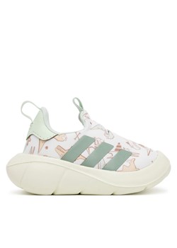 adidas Sneakersy Dino Monofit JI3895 Biały ze sklepu MODIVO w kategorii Buty sportowe dziecięce - zdjęcie 182713802
