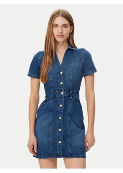 Morgan Sukienka jeansowa 241-ROGLA Niebieski Regular Fit ze sklepu MODIVO w kategorii Sukienki - zdjęcie 182713964