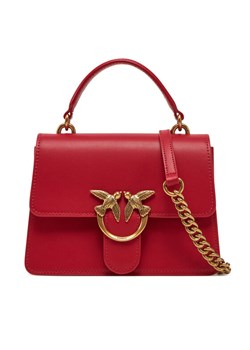 PINKO Torebka Love One Top Handle Mini Light PE 25 PLTT 100071 A0F1 Czerwony ze sklepu MODIVO w kategorii Torebki damskie - zdjęcie 182714052