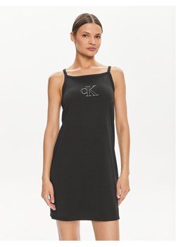 Calvin Klein Jeans Sukienka letnia J20J223528 Czarny Regular Fit ze sklepu MODIVO w kategorii Sukienki - zdjęcie 182714074