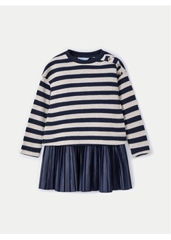 Mayoral Komplet sweter i sukienka 4932 Granatowy Regular Fit ze sklepu MODIVO w kategorii Sukienki dziewczęce - zdjęcie 182714141