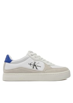 Calvin Klein Jeans Sneakersy Classic Cupsole Low Mix Mtl YM0YM01033 Biały ze sklepu MODIVO w kategorii Buty sportowe męskie - zdjęcie 182714223