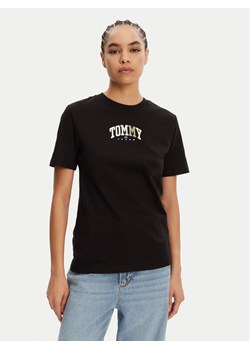 Tommy Jeans T-Shirt Color Varsity DW0DW21337 Czarny Relaxed Fit ze sklepu MODIVO w kategorii Bluzki damskie - zdjęcie 182714273