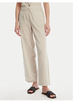 Vero Moda Spodnie materiałowe Caia 10333796 Beżowy Wide Leg ze sklepu MODIVO w kategorii Spodnie damskie - zdjęcie 182714291