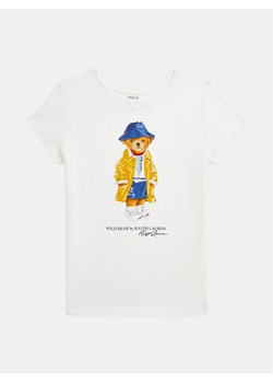 Polo Ralph Lauren T-Shirt 313957377001 Biały Regular Fit ze sklepu MODIVO w kategorii Bluzki dziewczęce - zdjęcie 182714314