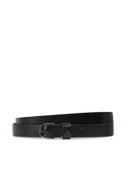 Calvin Klein Pasek Damski Ck Metal Loop Round Buckle 2.5 K60K613147 Czarny ze sklepu MODIVO w kategorii Paski damskie - zdjęcie 182714353