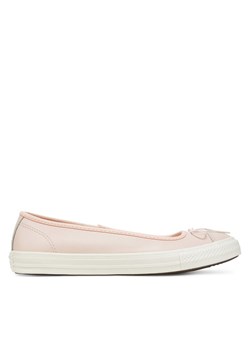 Converse Baleriny Chuck Taylor All Star Dainty A16209C Beżowy ze sklepu MODIVO w kategorii Balerinki - zdjęcie 182714372