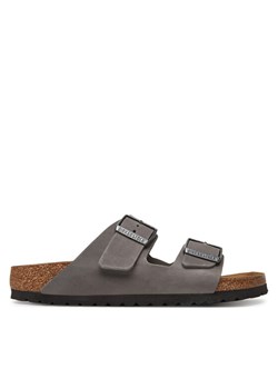 Birkenstock Klapki Arizona LEOI 1027026 Szary ze sklepu MODIVO w kategorii Klapki damskie - zdjęcie 182714384