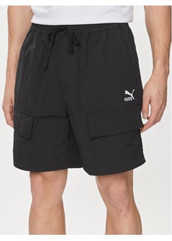 Puma Szorty sportowe Classics 624262 Czarny Relaxed Fit ze sklepu MODIVO w kategorii Spodenki męskie - zdjęcie 182714413