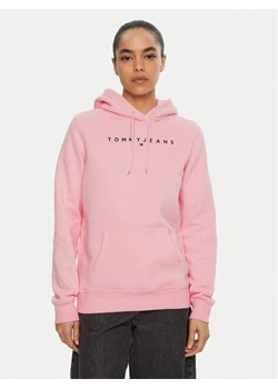 Tommy Jeans Bluza Linear DW0DW17324 Różowy Regular Fit ze sklepu MODIVO w kategorii Bluzy damskie - zdjęcie 182714480