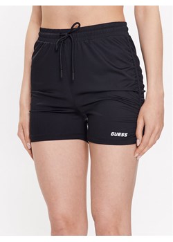 Guess Szorty sportowe Ella V3GD14 MC04A Czarny Slim Fit ze sklepu MODIVO w kategorii Szorty - zdjęcie 182714483