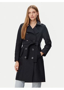 Morgan Trencz 251-GSELAM Czarny Regular Fit ze sklepu MODIVO w kategorii Płaszcze damskie - zdjęcie 182714592