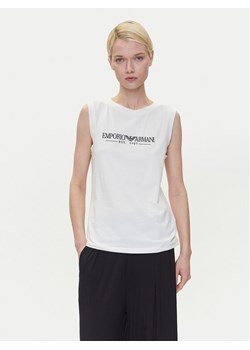 Emporio Armani Underwear Top EW000410 AF10881 U1131 Biały Regular Fit ze sklepu MODIVO w kategorii Bluzki damskie - zdjęcie 182714744