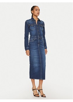 Liu Jo Sukienka jeansowa UF4146 D4811 78525 Niebieski Slim Fit ze sklepu MODIVO w kategorii Sukienki - zdjęcie 182714811