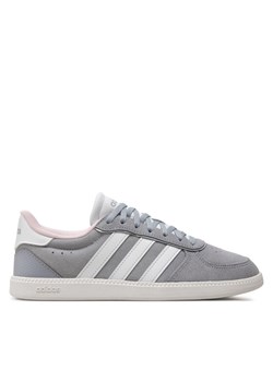 adidas Sneakersy Breaknet Sleek  IH5465 Szary ze sklepu MODIVO w kategorii Buty sportowe damskie - zdjęcie 182715073