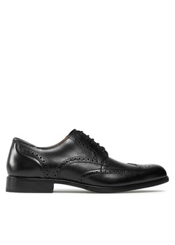 Clarks Półbuty Craft Arlo Limit 261714527 Czarny ze sklepu MODIVO w kategorii Buty eleganckie męskie - zdjęcie 182715074