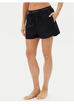 Calvin Klein Underwear Szorty piżamowe LV00QS7471 Czarny Relaxed Fit ze sklepu MODIVO w kategorii Piżamy damskie - zdjęcie 182715102