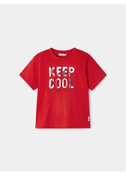 Mayoral T-Shirt 3016 Czerwony Regular Fit ze sklepu MODIVO w kategorii T-shirty chłopięce - zdjęcie 182715182