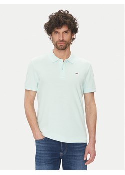 Tommy Jeans Polo DM0DM20226 Zielony Slim Fit ze sklepu MODIVO w kategorii T-shirty męskie - zdjęcie 182715254