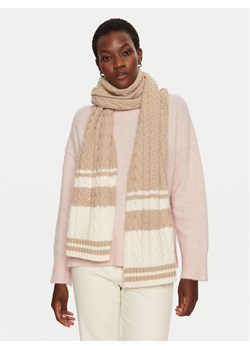 Tommy Hilfiger Szalik Naval AW0AW16654 Beżowy ze sklepu MODIVO w kategorii Szaliki i chusty damskie - zdjęcie 182715283