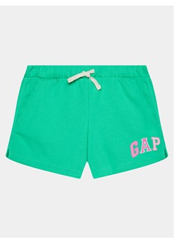 Gap Szorty sportowe 890932 Zielony Regular Fit ze sklepu MODIVO w kategorii Spodenki dziewczęce - zdjęcie 182715361