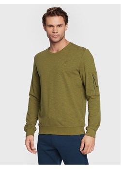 Volcano Bluza B-Velt M01149-W23 Zielony Regular Fit ze sklepu MODIVO w kategorii Bluzy męskie - zdjęcie 182715370