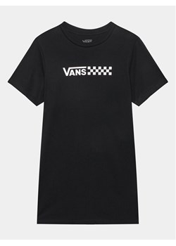 Vans Sukienka codzienna Chalkboard Relaxed Tee Dress VN000AEJ Czarny Relaxed Fit ze sklepu MODIVO w kategorii Sukienki dziewczęce - zdjęcie 182715373