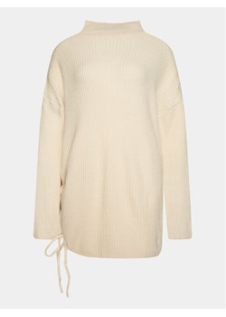 Outhorn Sukienka dzianinowa OTHAW23TDREF066 Biały Regular Fit ze sklepu MODIVO w kategorii Sukienki - zdjęcie 182715464