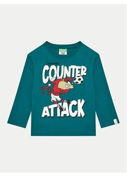 United Colors Of Benetton Bluzka 3ATNG10GY Zielony Regular Fit ze sklepu MODIVO w kategorii Bluzki dziewczęce - zdjęcie 182715551
