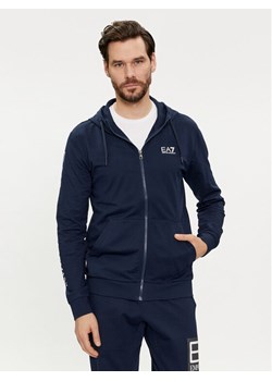 EA7 Emporio Armani Bluza 8NPM13 PJ05Z 1554 Granatowy Regular Fit ze sklepu MODIVO w kategorii Bluzy męskie - zdjęcie 182715622
