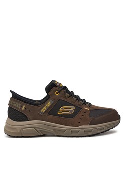 Skechers Sneakersy Oak Canyon 237450/BRBK Brązowy ze sklepu MODIVO w kategorii Buty sportowe męskie - zdjęcie 182715733