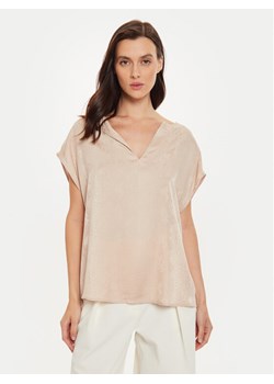 Sisley Bluzka 57U5LQ07Q Beżowy Regular Fit ze sklepu MODIVO w kategorii Bluzki damskie - zdjęcie 182715890