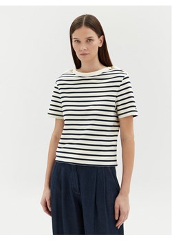 Tommy Hilfiger Bluzka WW0WW42907 Écru Regular Fit ze sklepu MODIVO w kategorii Bluzki damskie - zdjęcie 182716013