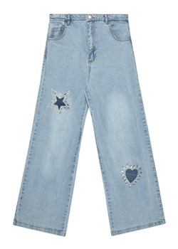 Original Marines Jeansy DFP5030YF Niebieski Wide Leg - id: 0000305372840 - marki Original Marines - 182716042 Original Marines Jeansy DFP5030YF Niebieski Wide Leg ze sklepu MODIVO w kategorii Spodnie dziewczęce - zdjęcie 182716042