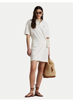 Polo Ralph Lauren Sukienka codzienna 211A88516002 Biały Straight Fit ze sklepu MODIVO w kategorii Sukienki - zdjęcie 182716163