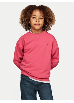 Tommy Hilfiger Bluza Timeless KS0KS00534 Różowy Regular Fit ze sklepu MODIVO w kategorii Bluzy dziewczęce - zdjęcie 182716293