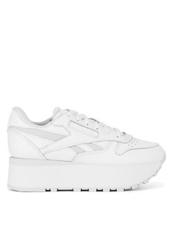Reebok Sneakersy Classic Leather Triple Lift 100201089 Biały ze sklepu MODIVO w kategorii Buty sportowe damskie - zdjęcie 182716301