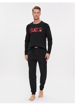 Boss Piżama LNY 50514892 Czarny Regular Fit ze sklepu MODIVO w kategorii Piżamy męskie - zdjęcie 182716303