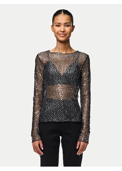 Pieces Bluzka Rissi 17153282 Srebrny Regular Fit ze sklepu MODIVO w kategorii Bluzki damskie - zdjęcie 182716442