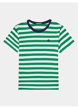 United Colors Of Benetton T-Shirt 3EJGG10CZ Zielony Regular Fit - id: 0000303819019 - marki United Colors Of Benetton - 182716482 United Colors Of Benetton T-Shirt 3EJGG10CZ Zielony Regular Fit ze sklepu MODIVO w kategorii T-shirty chłopięce - zdjęcie 182716482