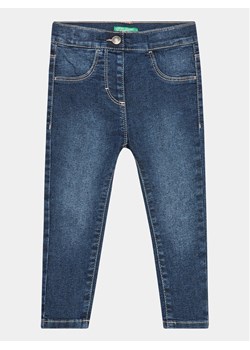 United Colors Of Benetton Jegginsy 4RW4GE00I Niebieski Regular Fit ze sklepu MODIVO w kategorii Spodnie dziewczęce - zdjęcie 182716491