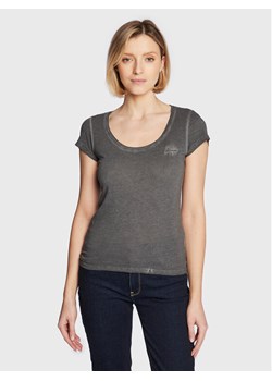 Guess T-Shirt Script Logo W2GI52 K9SN1 Szary Regular Fit ze sklepu MODIVO w kategorii Bluzki damskie - zdjęcie 182716622