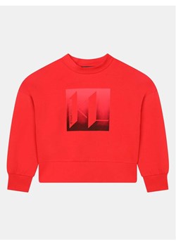 Karl Lagerfeld Kids Bluza Z15461 S Czerwony Regular Fit ze sklepu MODIVO w kategorii Bluzy dziewczęce - zdjęcie 182716623